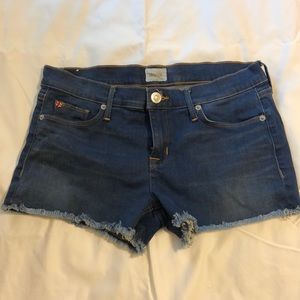 Hudson. Fray Trim Shorts.